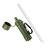 Outdoor Drinking Water Filtration Purifier Emergency Life Portable Survival Straw Water Filter Fishing Climbing Travel Camping