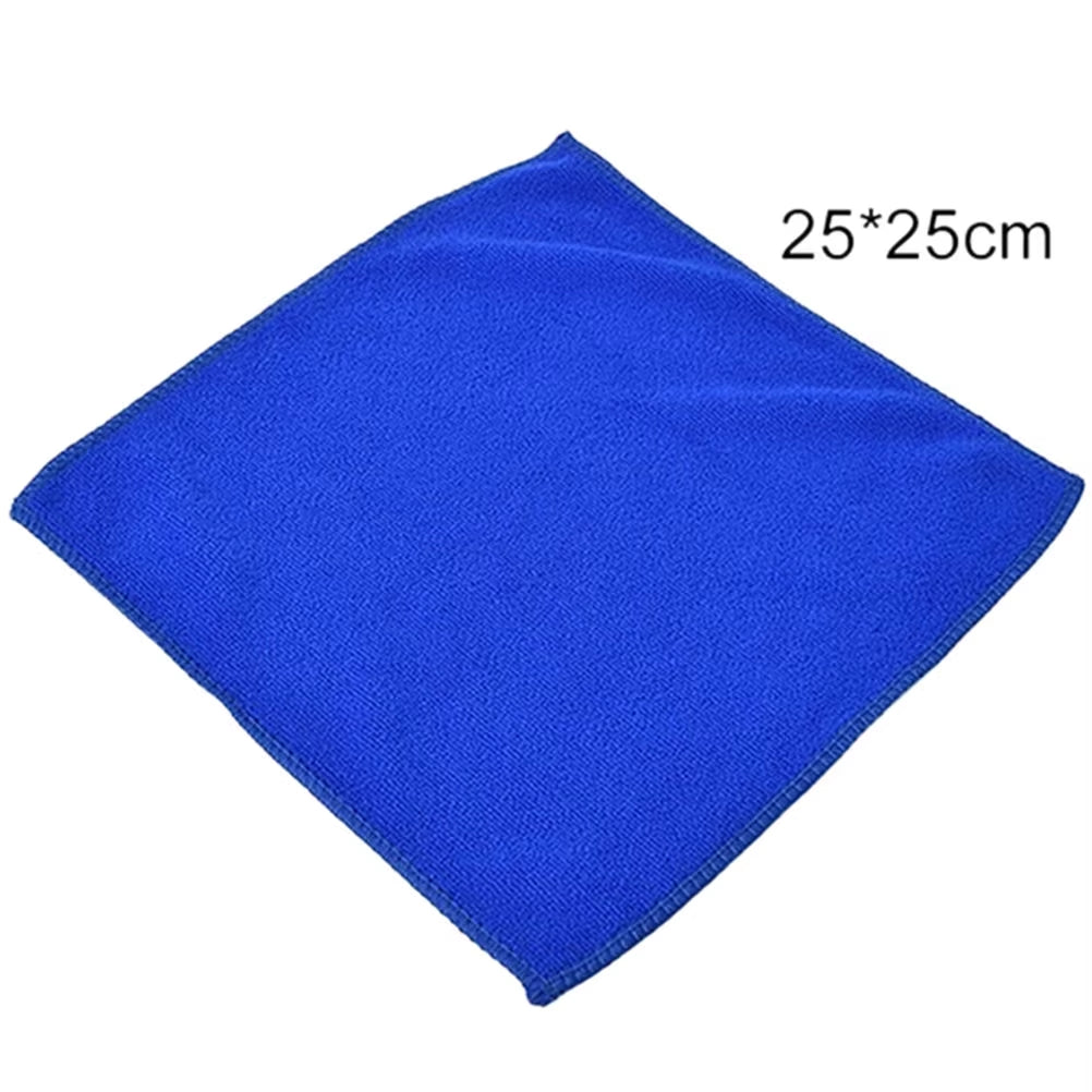 5Pcs Auto Care 30Cmx30Cm Microfiber Car Cleaning Cloths Car Care Microfibre Wax Polishing Detailing Towels