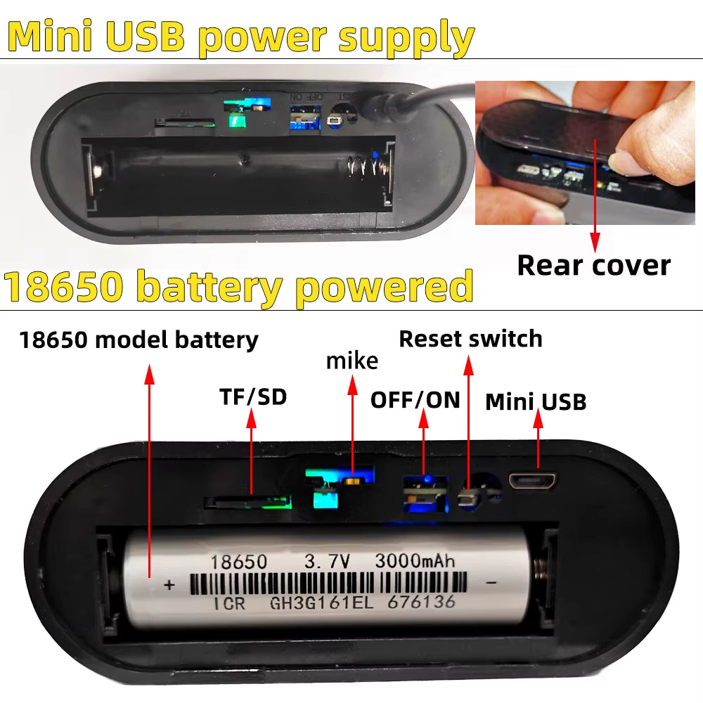 4K 1080P HD Mini Camera Clock Camera Wireless Wifi Camera Micro Cam IR Night View Alarm Camcorder Indoor Video Camera