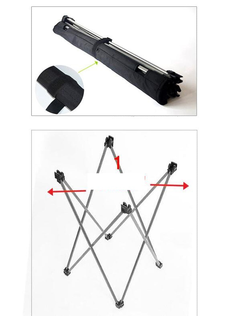 Outdoor Camping Small Folding Table Aviation Light Aluminum Alloy Portable Picnic Table