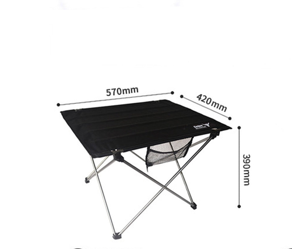 Outdoor Camping Small Folding Table Aviation Light Aluminum Alloy Portable Picnic Table
